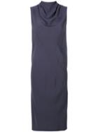 Rick Owens - Draped Sleeveless Dress - Women - Acetate/viscose - 38, Pink/purple, Acetate/viscose