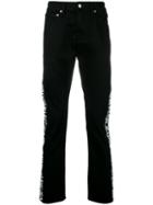 Calvin Klein Jeans Regular Jeans With Brand Stripe To The Side - Black