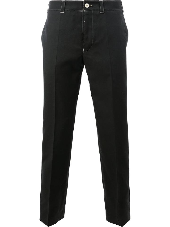 Shiro Sakai Shigoto X Shiro Sakai Trousers, Men's, Size: Small, Black, Cupro/wool/alpaca