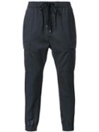 Monkey Time Drawstring Track Pants, Men's, Size: Large, Grey, Polyester/polyurethane/rayon