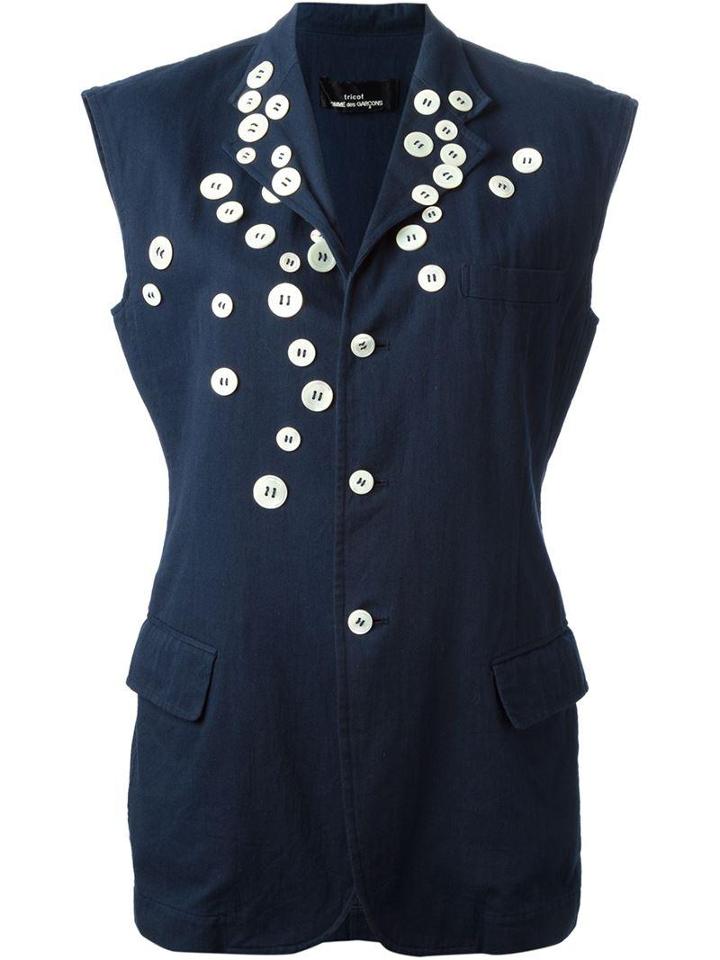 Comme Des Garcons Vintage 'tricot Cdg' Sleeveless Jacket
