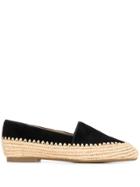 Michael Michael Kors Jute Embroidered Espadrilles - Black