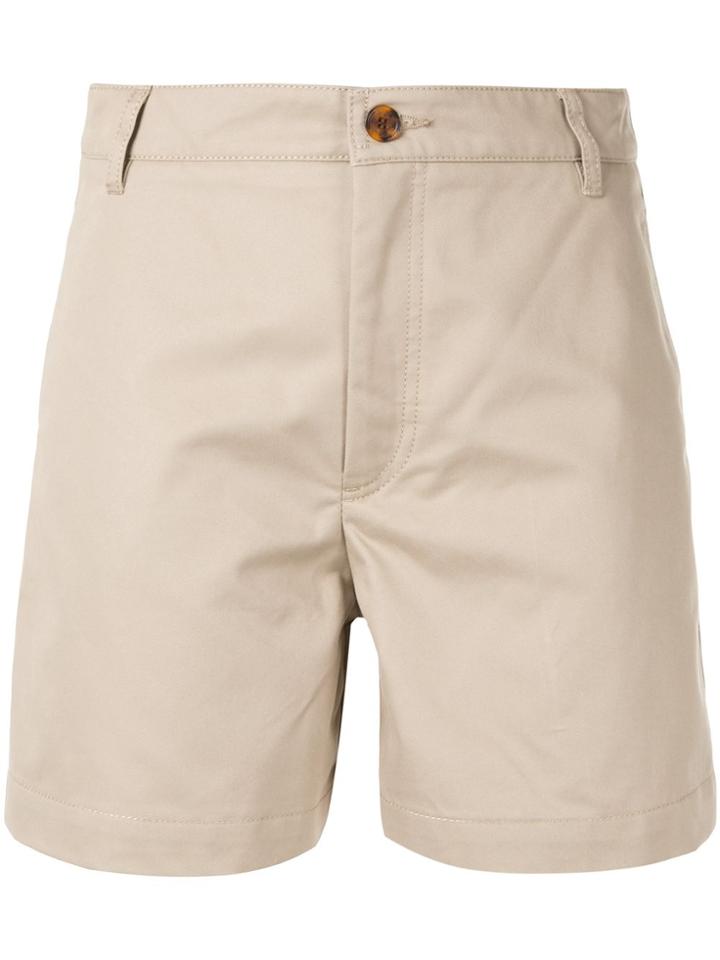 Maison Kitsuné Classic Chino Shorts - Neutrals
