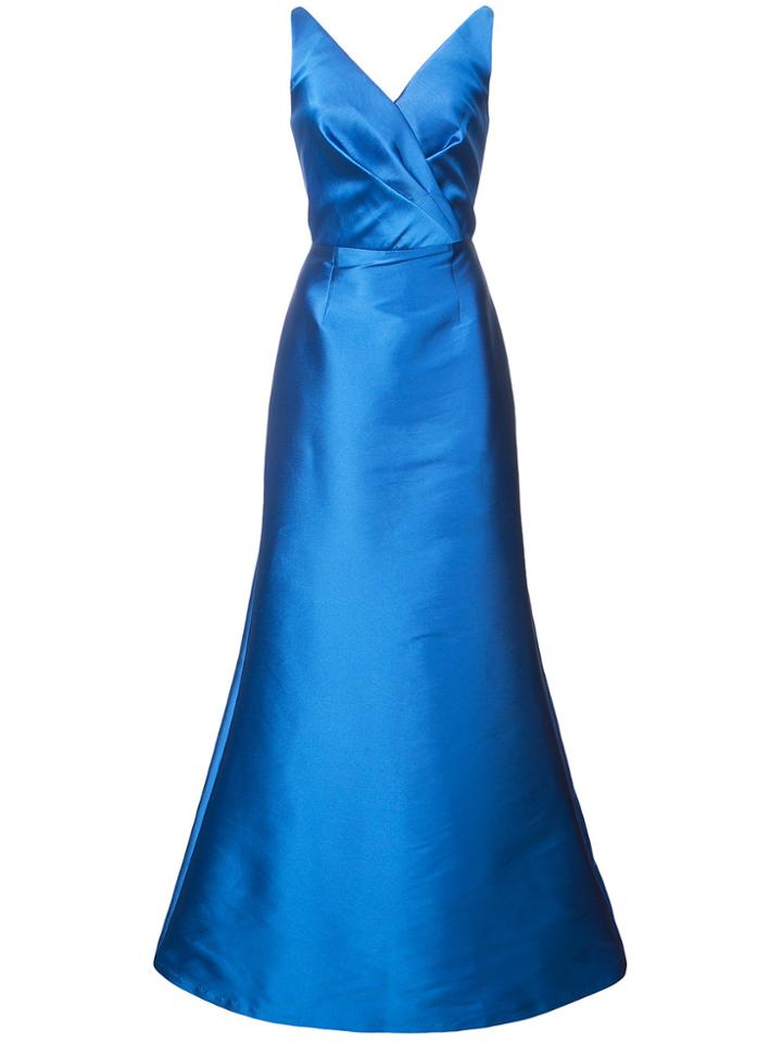 Sachin & Babi Chesterton Mermaid Gown - Blue