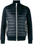 Moncler Down-filled Jersey Jacket, Men's, Size: Medium, Blue, Cotton/feather Down/polyamide