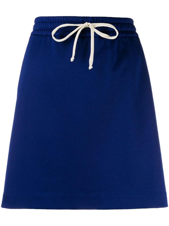 Gucci Logo Track Skirt - Blue