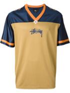 Stussy V-neck Contrast T-shirt