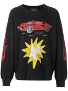 Lost Daze Flames Sweatshirt - Black