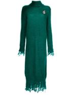 Marco Bologna Turtleneck Knitted Dress - Green