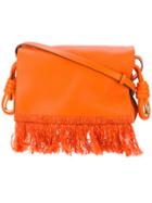 Loewe Fringed Shoulder Bag, Women's, Yellow/orange, Leather