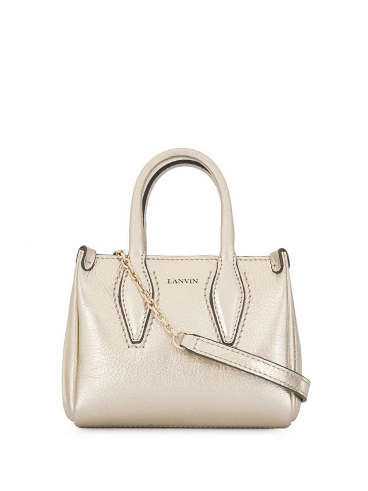 Lanvin Micro Journée Bag - Gold