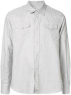 Maison Kitsuné Double Chest Pocket Shirt - Grey
