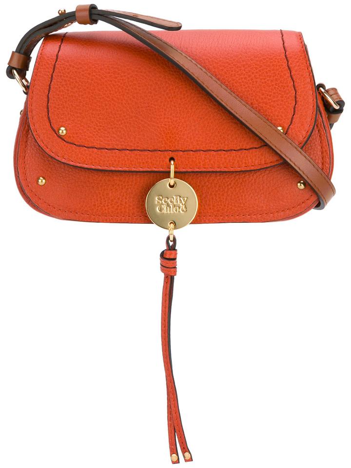 See By Chloé - Hanging Tassel Bag - Women - Calf Leather - One Size, Yellow/orange, Calf Leather