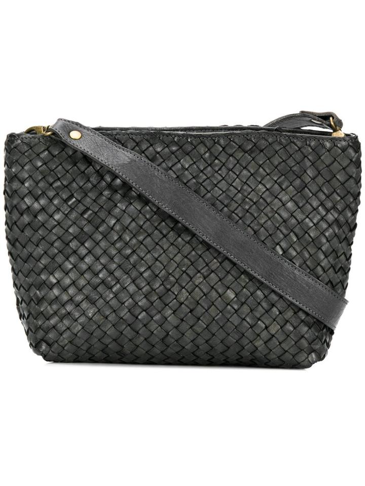 Officine Creative Woven Shoulder Bag - Black