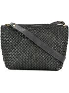 Officine Creative Woven Shoulder Bag - Black