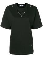 Msgm Pendant Detail T-shirt - Black