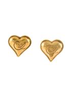 Christian Lacroix Pre-owned Heart Earrings - Metallic
