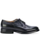 Silvano Sassetti Casual Derby Shoes - Black