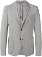 Prada Micro-check Technical Blazer - Grey