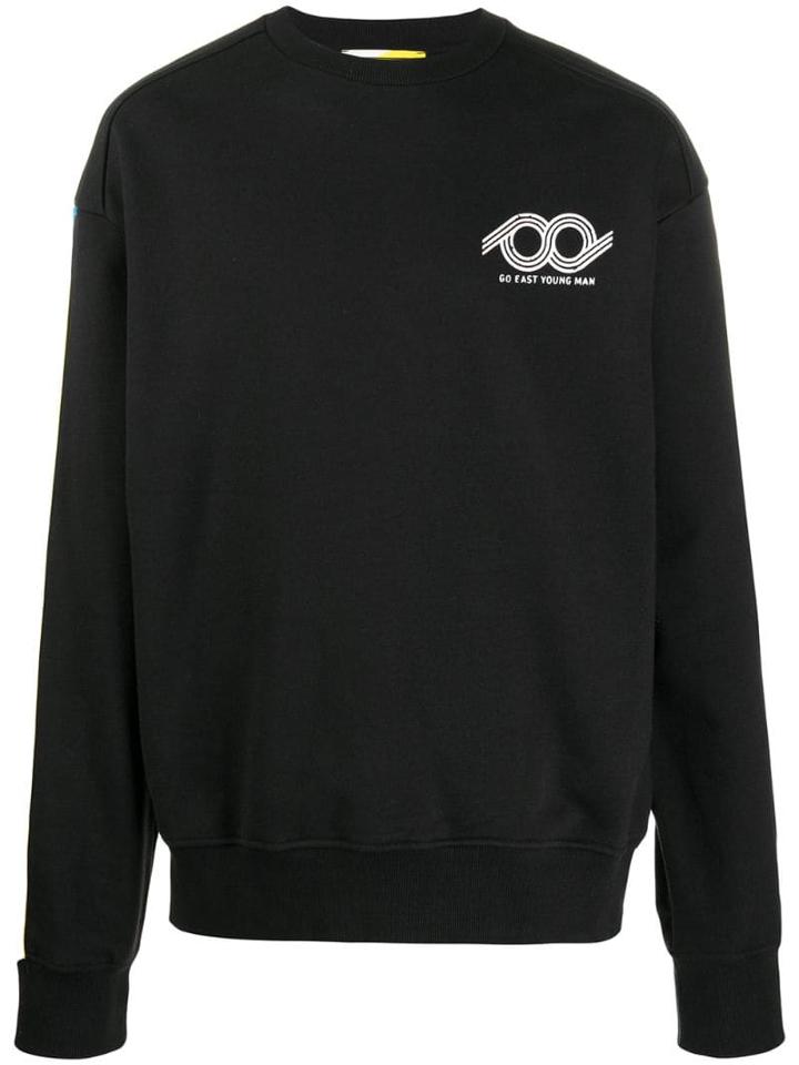 Geym Logo Printed Sweatshirt - Black