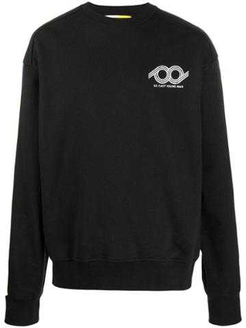 Geym Logo Printed Sweatshirt - Black