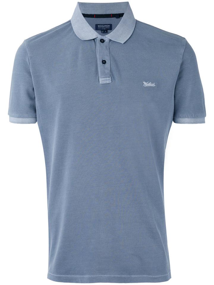 Woolrich - Classic Polo Shirt - Men - Cotton/elastodiene - Xxl, Blue, Cotton/elastodiene