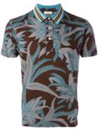Valentino Tropical Print Polo Shirt, Men's, Size: Xl, Cotton