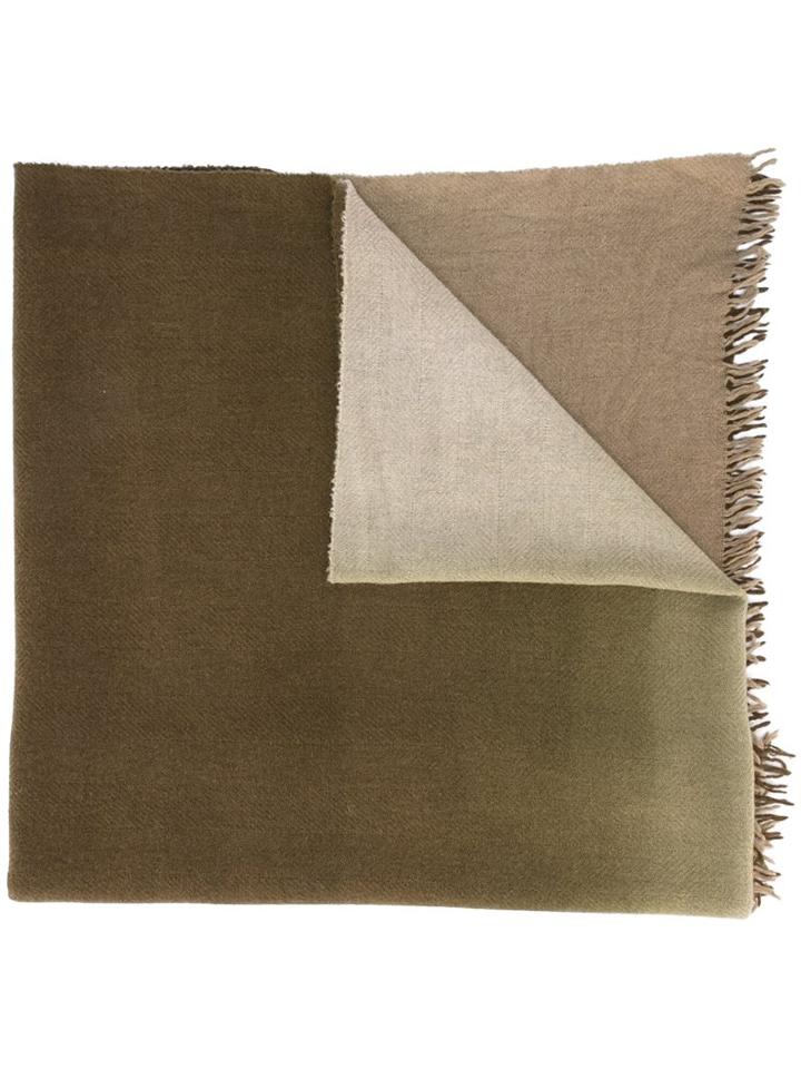 Ps By Paul Smith Bicolour Scarf, Men's, Nude/neutrals, Cashmere/wool