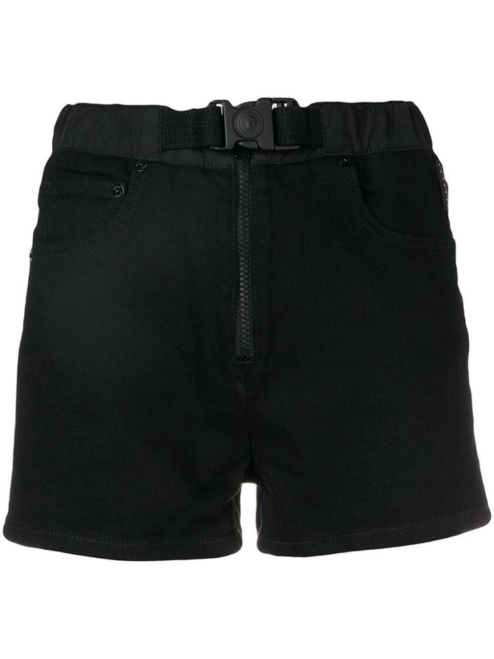Versus Buckle Fastening Shorts - Black