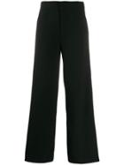 Toteme High-waisted Straight-leg Trousers - Black