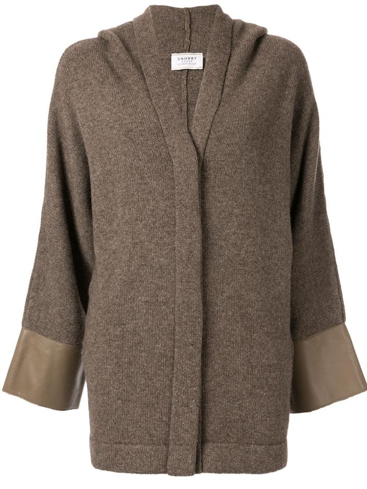 Snobby Sheep Knitted Cardigan - Brown