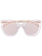 Gucci Eyewear Clear Frame Sunglasses - Neutrals