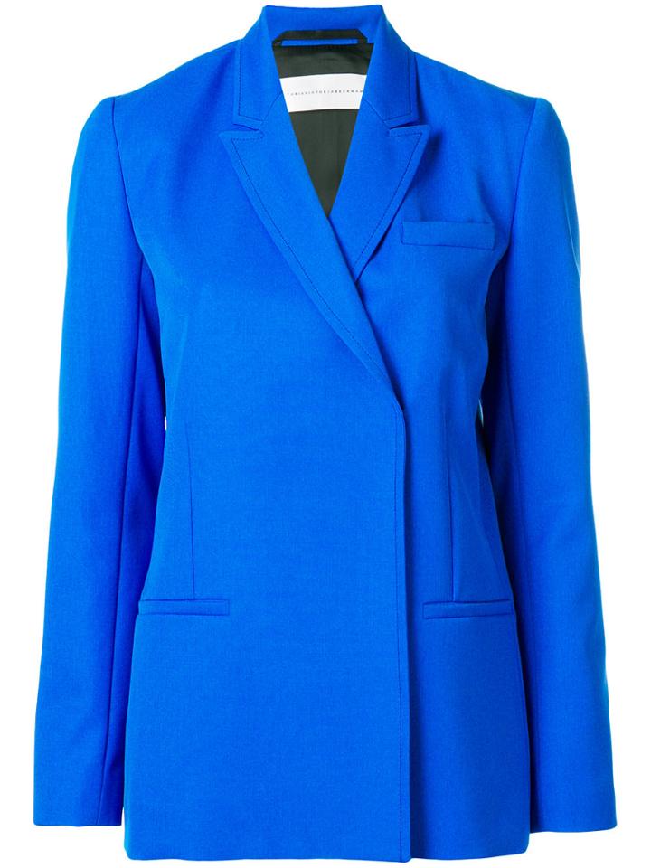 Victoria Beckham Double-breasted Jacket - Blue