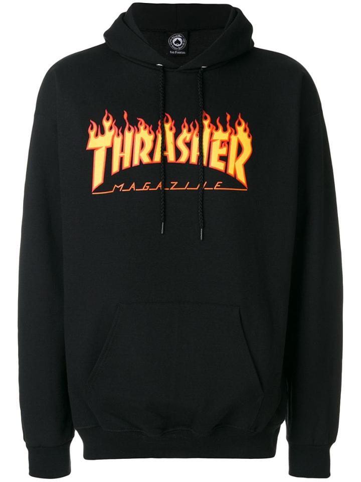 Thrasher Thrasher Flame Hoodie - Black