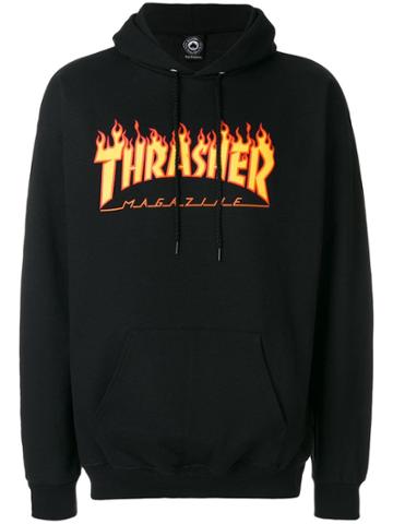 Thrasher Thrasher Flame Hoodie - Black