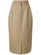 Aspesi High Waisted Skirt - Brown