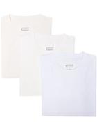 Maison Margiela Pack Of 3 White T Shirts
