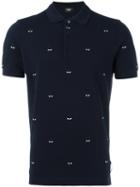 Fendi - Bag Bugs Polo Shirt - Men - Cotton - 54, Blue, Cotton