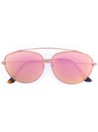 Retrosuperfuture - Aviator Sunglasses - Men - Acetate - One Size, Pink/purple, Acetate