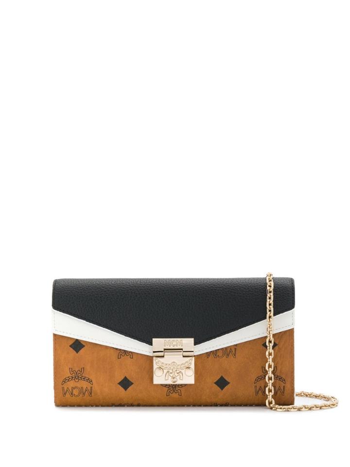 Mcm Small Logo Crossbody Bag - Brown