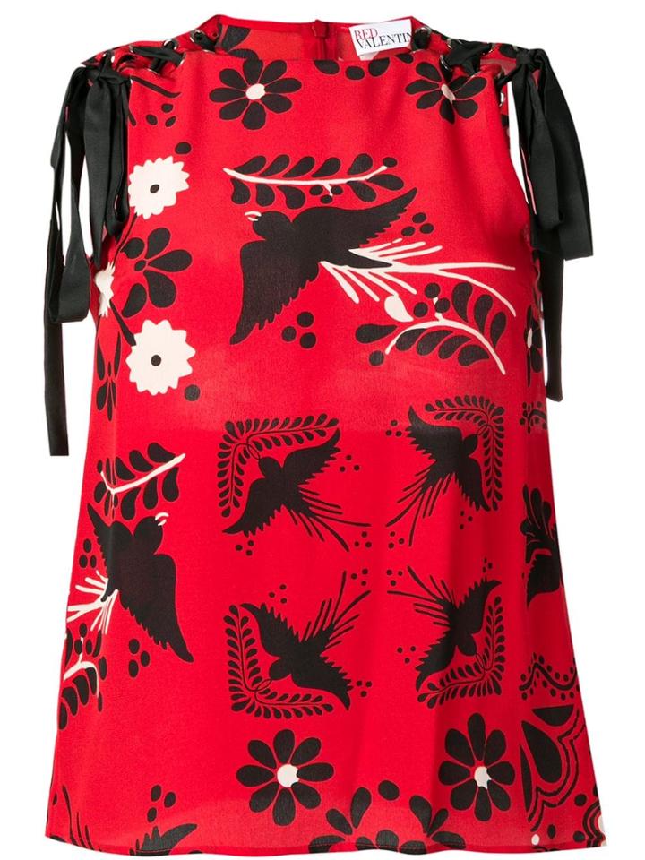 Red Valentino Terrace Print Blouse
