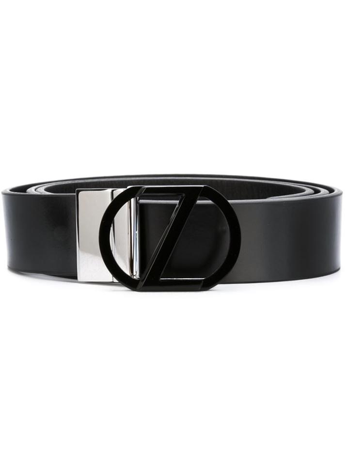 Z Zegna Smooth Leather Belt