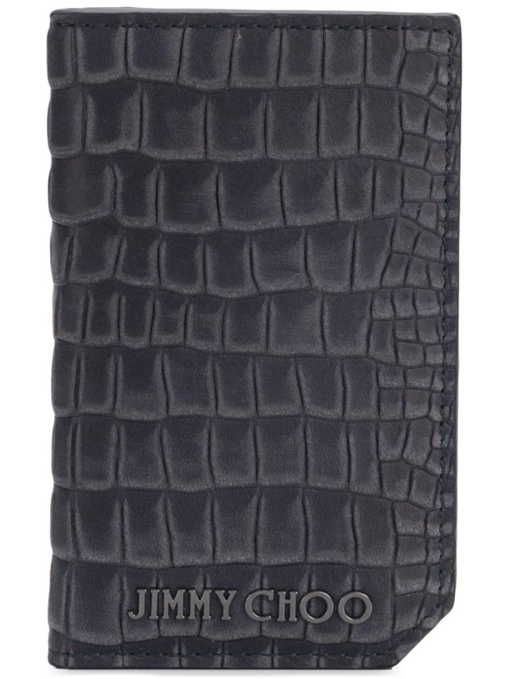 Jimmy Choo Clifford S Billfold Wallet - Grey