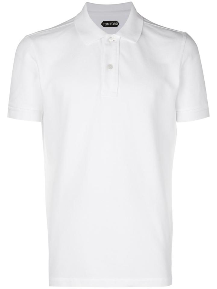 Tom Ford Tennis Piquet Polo Shirt - White