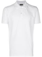 Tom Ford Tennis Piquet Polo Shirt - White