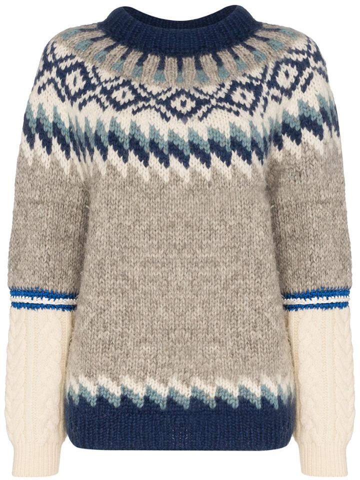 Rentrayage Isle Of Skye Jumper - Grey