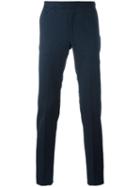 Hackett Slim-fit Trousers, Men's, Size: 33, Blue, Cotton/spandex/elastane