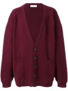 Faith Connexion Oversized Buttoned Cardigan - Red