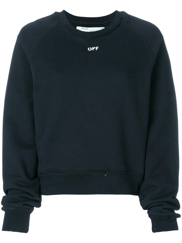 Off-white Deconstructed Sweatshirt - Black