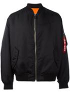 Golden Goose Deluxe Brand Front Zip Bomber Jacket, Men's, Size: Medium, Blue, Polyamide